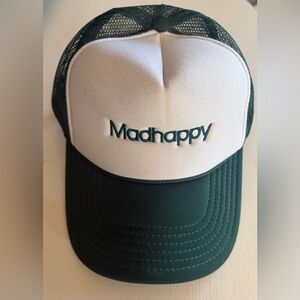 Madhappy Forest Green and Cream Mesh Cap